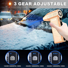 Load image into Gallery viewer, Gold Compressed Air Blower - Lightweight 3-Gear Electric Duster for PC Cleaning