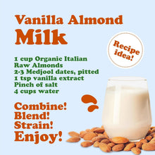 Load image into Gallery viewer, Nutritious 5 lbs Organic Raw Almonds - Plant-Based Protein, Rich in Vitamin E