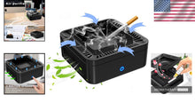Load image into Gallery viewer, High-Performance Smokeless Ashtray with 4-Groove Design - Ideal for Home and Car