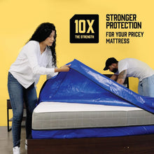 Load image into Gallery viewer, King Size Mattress Protector Bag - Heavy Duty Moving Cover with 8 Sturdy Handles