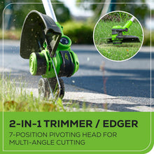 Load image into Gallery viewer, Effortless Battery-Powered 40V String Trimmer/Blower Set - Ideal for Homeowners