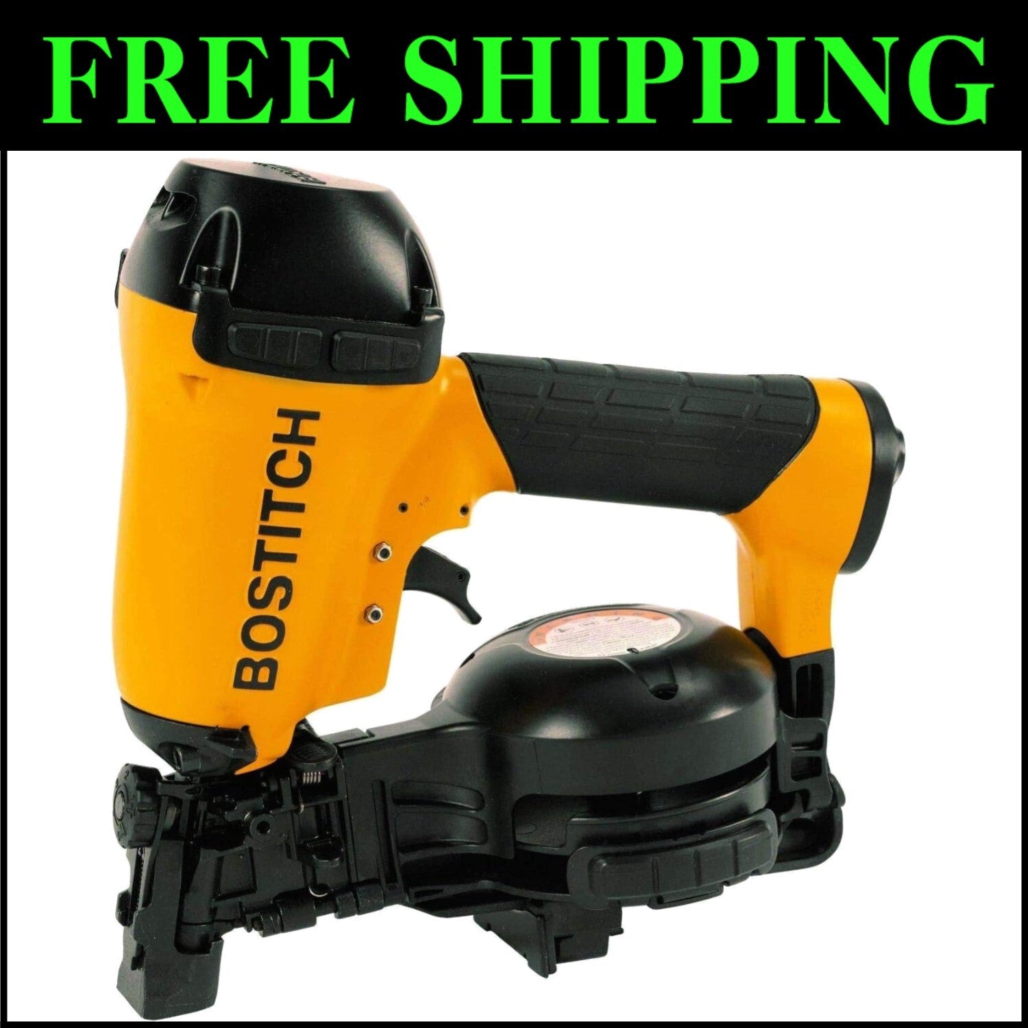 Professional Quality Coil Roofing Nailer - Lightweight & Ergonomic Design