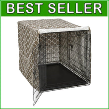 Load image into Gallery viewer, Privacy Dog Crate Cover for 42-Inch Wire Crates - Reduces Anxious Behavior