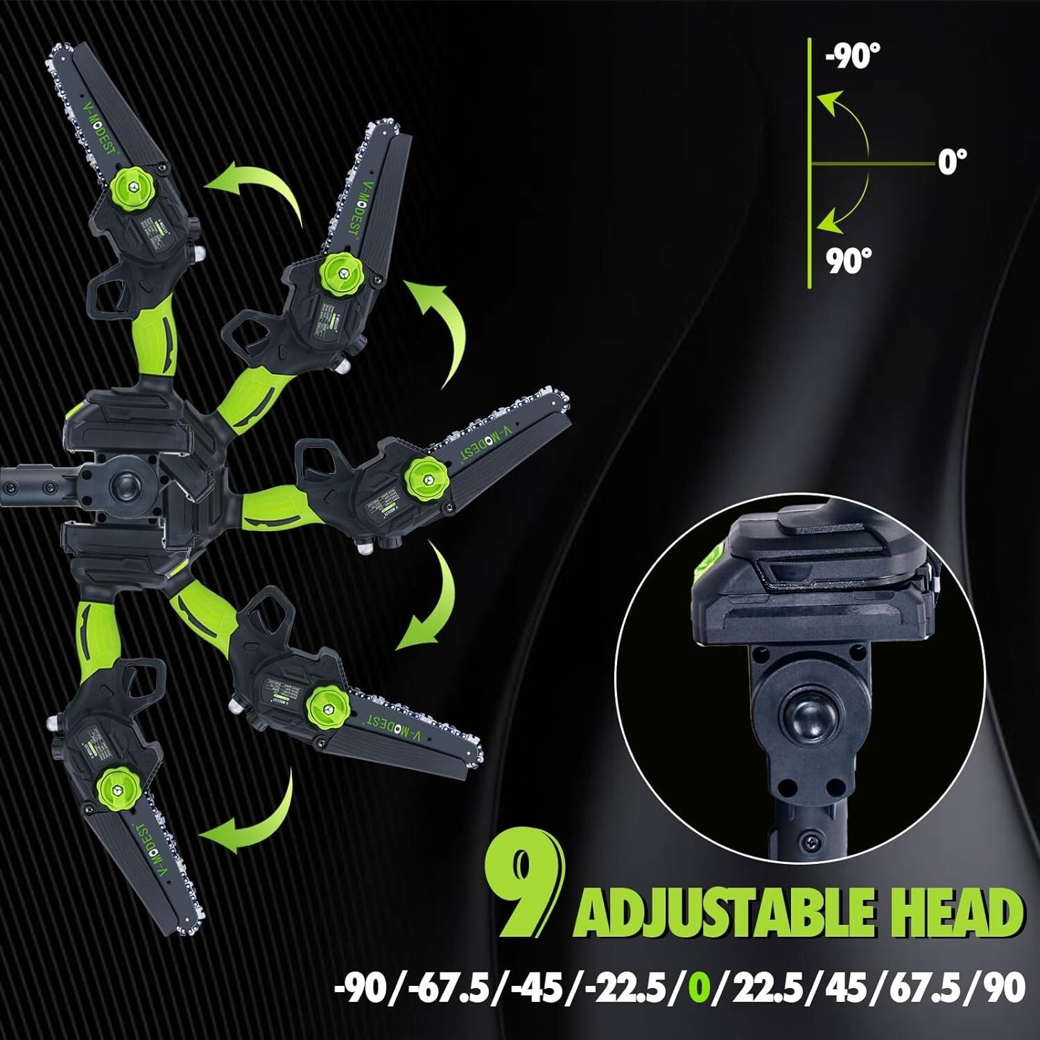 Efficient 5.5 LB 2-in-1 Chainsaw with Automatic Lubrication & Safety Features