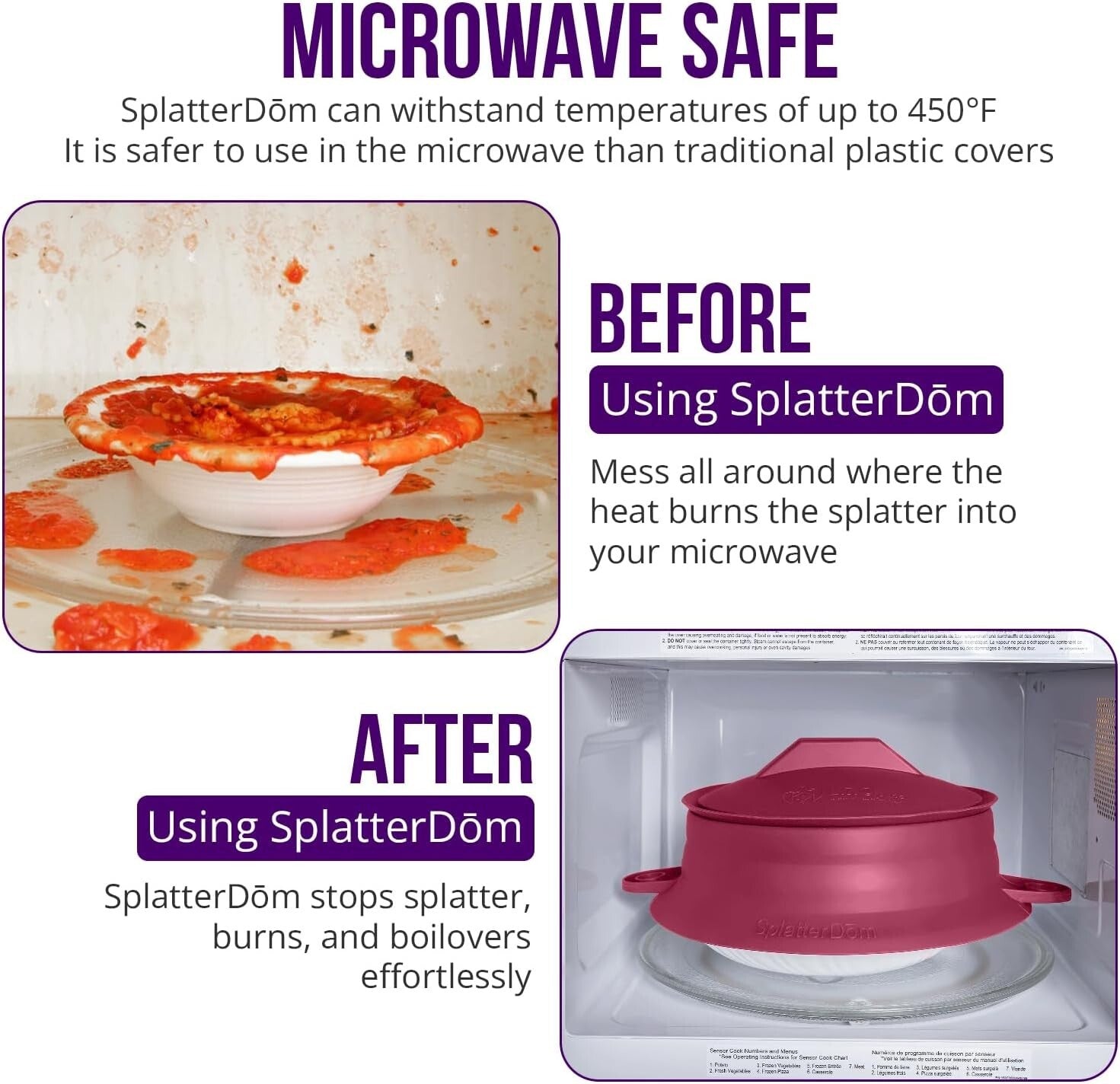 Adjustable Silicone Splatter Dome for Pots – Keeps Stovetop Clean & Grease-Free