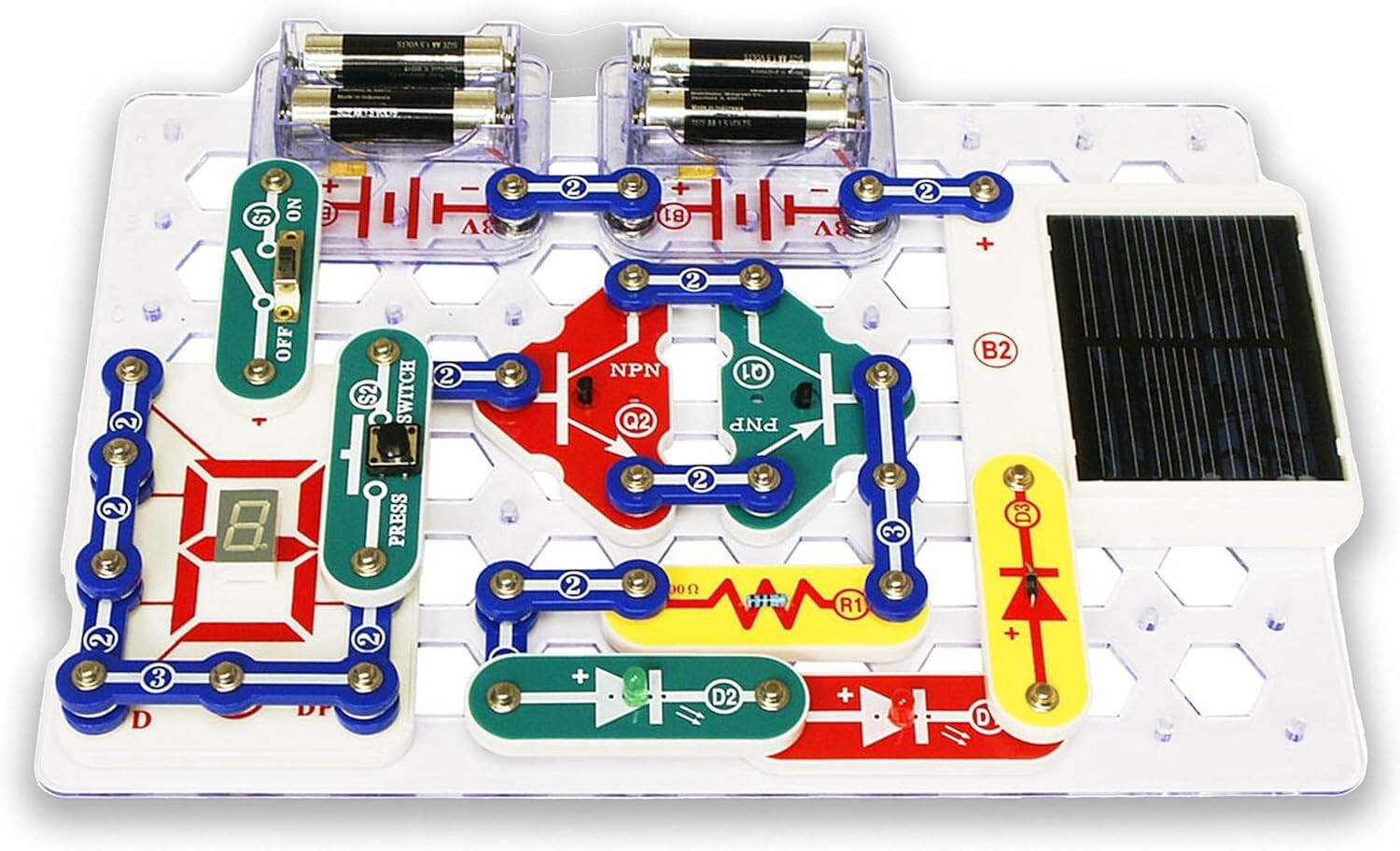 750+ Hands-On Electronic Projects Kit with Teacher Guide - Award Winning