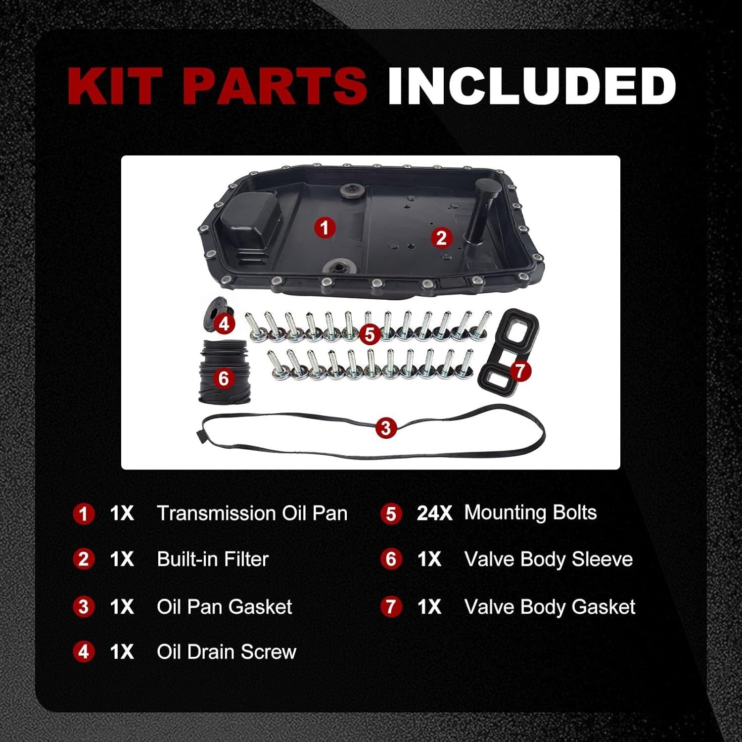 BMW Transmission Oil Pan 24152333907 - Easy Installation Repair Kit for E60 E90