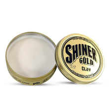 Load image into Gallery viewer, Shiner Gold Strong Hold Pomade - Coconut Scent, Matte Finish, 3-Pack of 3.5oz