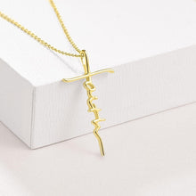 Load image into Gallery viewer, Women’s 925 Sterling Silver Cross Necklace - Beautiful Faith Pendant Jewelry