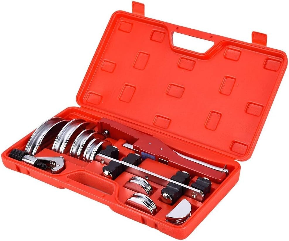 Ergonomic Tube Bender Kit for 1/4 to 7/8 Inch Tubing - Portable Hand Tool