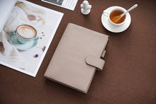 Load image into Gallery viewer, Stylish Leather Planner Cover for A5 Notebooks - Fits Hobonichi, Midori &amp; More