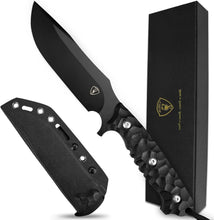 Load image into Gallery viewer, G10 Fixed Blade Survival Knife - 10.6" D2 Blade for Camping &amp; Hunting Adventures