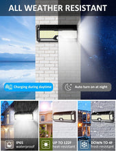 Load image into Gallery viewer, Solar Outdoor Motion Sensor Lights - 4000 Lumen, Waterproof LED Security Lights