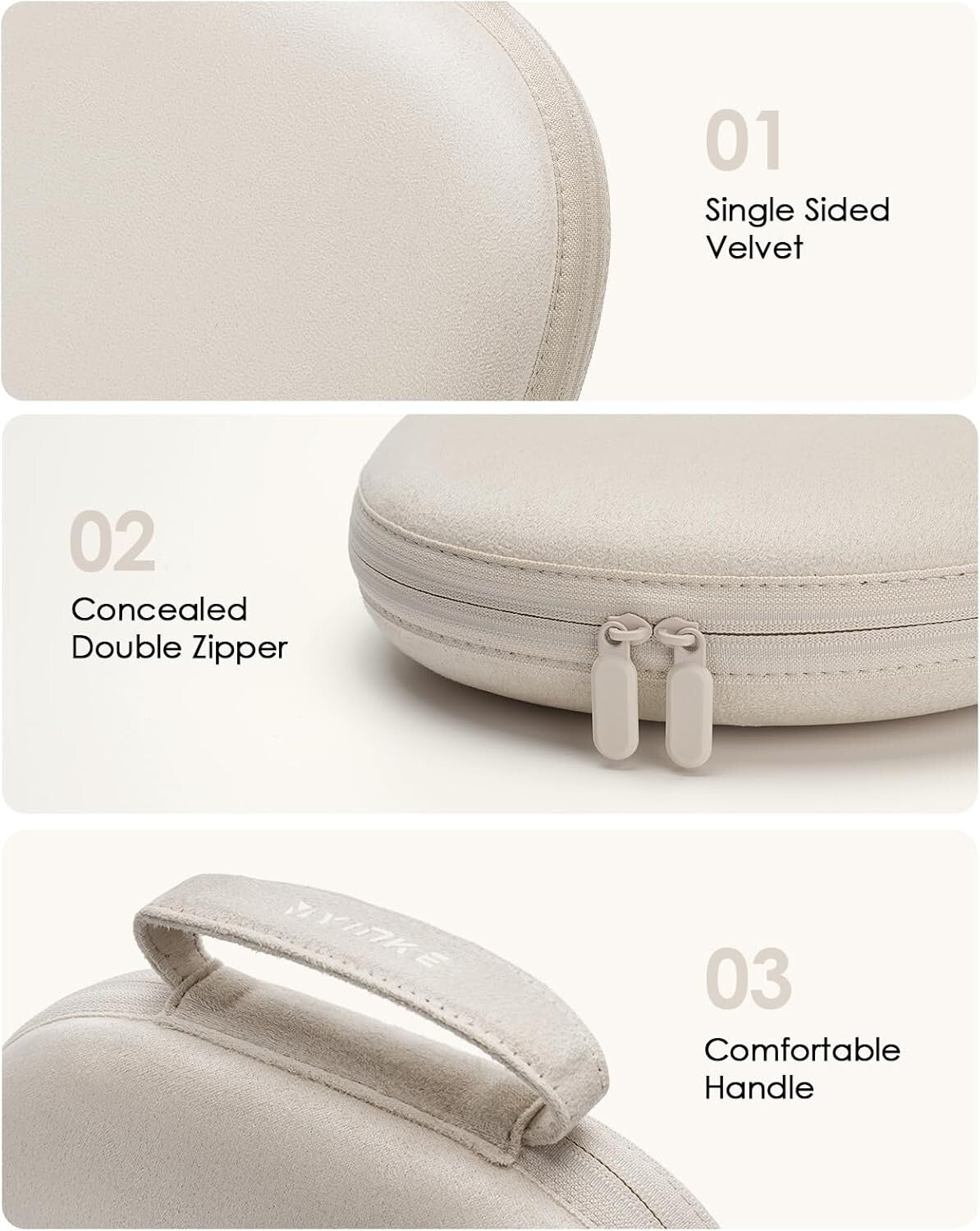 Shockproof Slimline Travel Case for AirPods Max – Honeycomb Protection Included