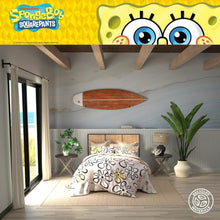 Load image into Gallery viewer, SpongeBob SquarePants Reversible 7-Piece Bedding Set - Eco-Friendly Queen Size