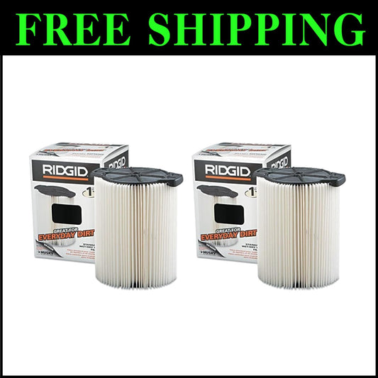 Reusable VF4000 Wet/Dry Vacuum Standard Filters - Extra-Large Surface Area