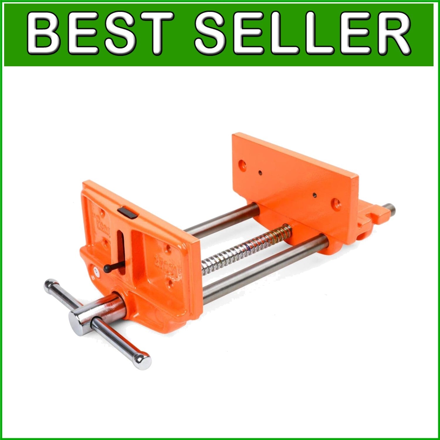 Stainless Steel Woodworker's Vise - 9" Jaw Width, Ideal for Home & Shop Use