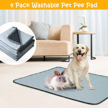Load image into Gallery viewer, Multi-Layer Washable Guinea Pig Pads - Eco-Friendly 4-Pack Bedding Solution