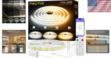 Load image into Gallery viewer, App Controlled COB LED Strip Light - 32.8ft Dimmable &amp; Music Sync Functionality