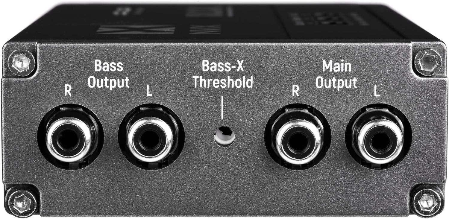 Versatile 2-Channel Bass Enhancer with xBOOST & Dual Amplifier Outputs for Cars