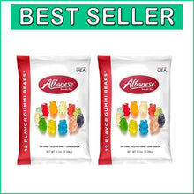 Load image into Gallery viewer, Gourmet Gummy Bears - 12 Fruity Flavors, Pack of 2 (10lbs) Gluten-Free Treat