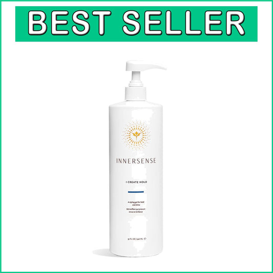 Organic Natural Hair Gel - Firm Hold & Shine, 32 fl oz Pump with Orange Blossom