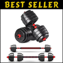 Load image into Gallery viewer, Compact Adjustable Dumbbells Set with Non-Slip Grip - Ideal for Home Workouts