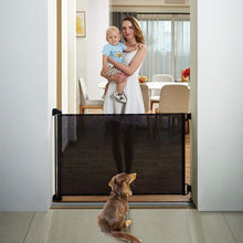 Load image into Gallery viewer, Durable 55'' Wide Retractable Safety Gate for Children &amp; Pets - Easy to Install