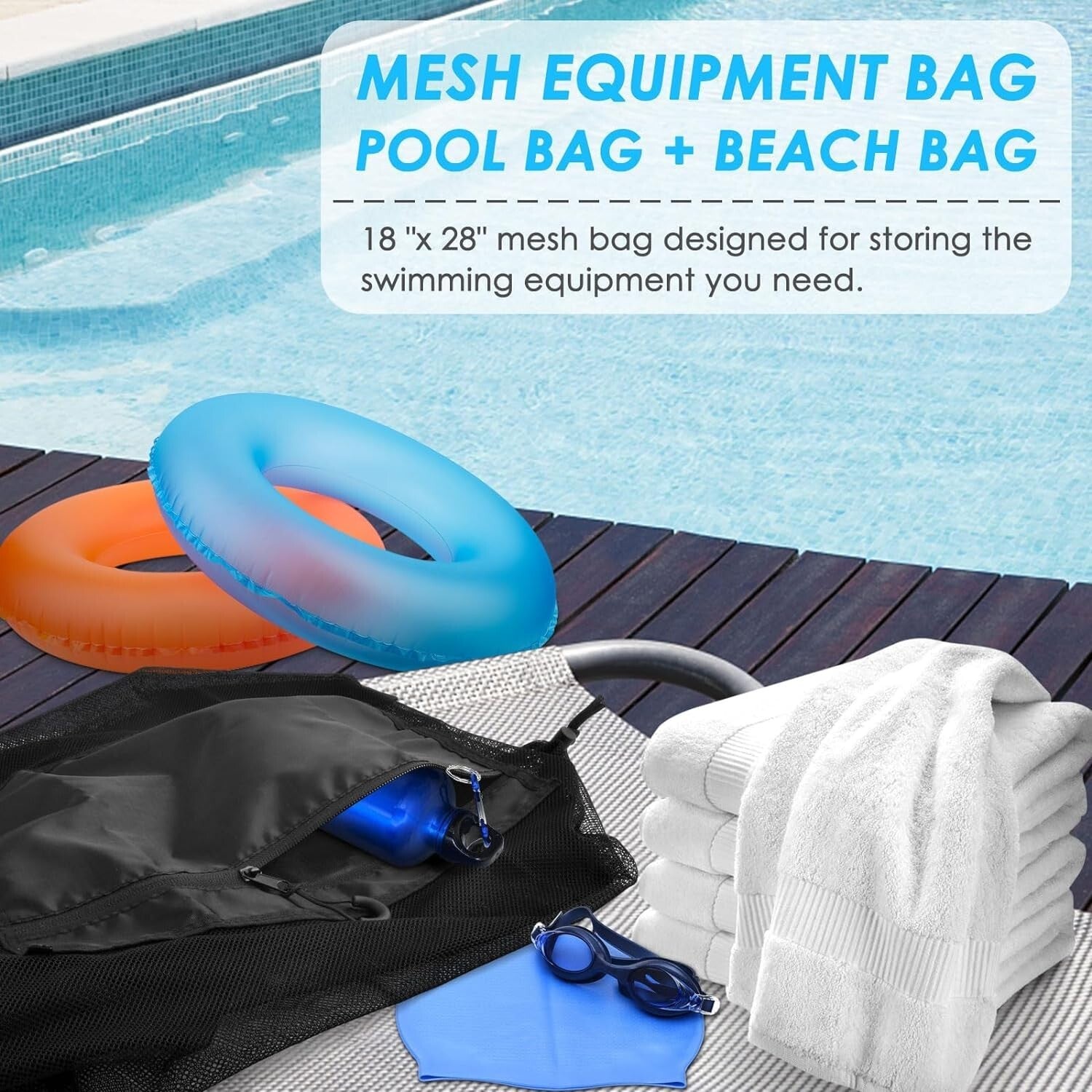 Lightweight Sports Drawstring Bag with Multi-Compartment Design for Convenience