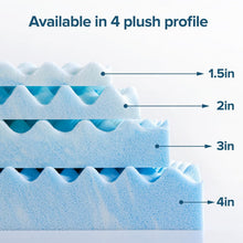 Load image into Gallery viewer, Airflow-Designed Cooling Mattress Topper - 4-Inch Twin Size for Sweet Dreams