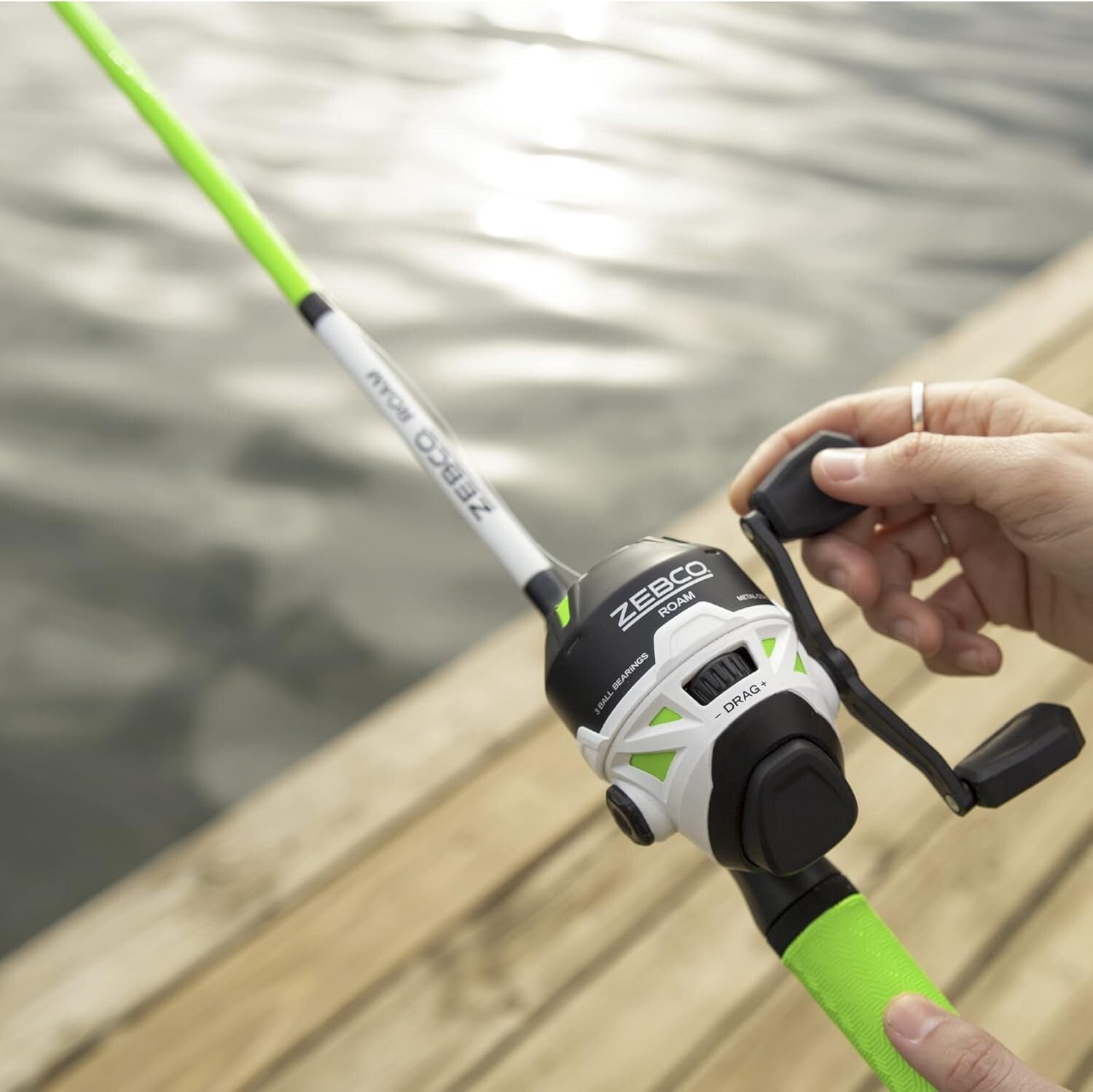 All-Day Comfort in a 6-Foot Telescopic Fishing Rod & Reel Combo - Bass & Trout