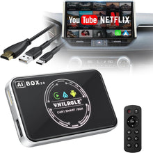 Load image into Gallery viewer, Seamless Streaming Wireless Adapter for CarPlay &amp; Android Auto - Remote Included