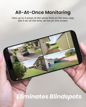 Load image into Gallery viewer, DIY Wireless Solar Security Cameras - 4 Cam Set with Color Night Vision &amp; Alerts