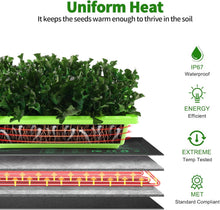 Load image into Gallery viewer, 8-Pack Waterproof Plant Heating Pads - Energy Efficient for Seedling Success