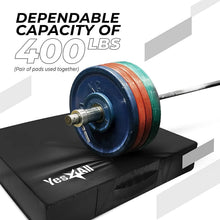 Load image into Gallery viewer, Premium Weightlifting Drop Pads with PVC Cover &amp; Carry Handles - Pair of 2