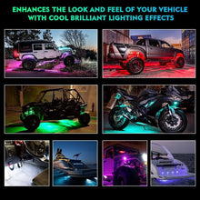 Load image into Gallery viewer, Vibrant Music-Syncing RGB Rock Lighting Kit - Universal Fit for Cars &amp; Trucks