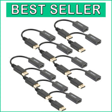 Load image into Gallery viewer, Portable Dual HD DisplayPort to HDMI Cable - Ideal for Laptops and Monitors
