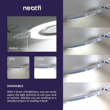 Load image into Gallery viewer, XL Dimmable LED Magnifying Lamp with 7-Inch Lens and Dual 5D/20D Magnification