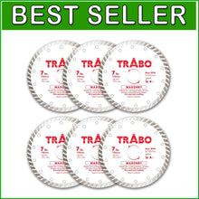 Load image into Gallery viewer, Durable 7-Inch Turbo Rim Diamond Blades - Ideal for Masonry &amp; Metal Cutting