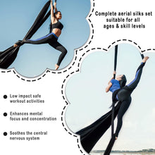Load image into Gallery viewer, Lightweight 10M Aerial Yoga Hammock - Includes Everything for Aerial Dance