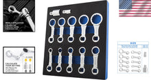 Load image into Gallery viewer, Durable Chrome Molybdenum 12-Point Torque Adapter Set - 12 Pieces with Storage