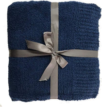 Load image into Gallery viewer, Stylish Super Soft Navy Blue Throw Blanket 60x80 - Perfect Gift for All Seasons