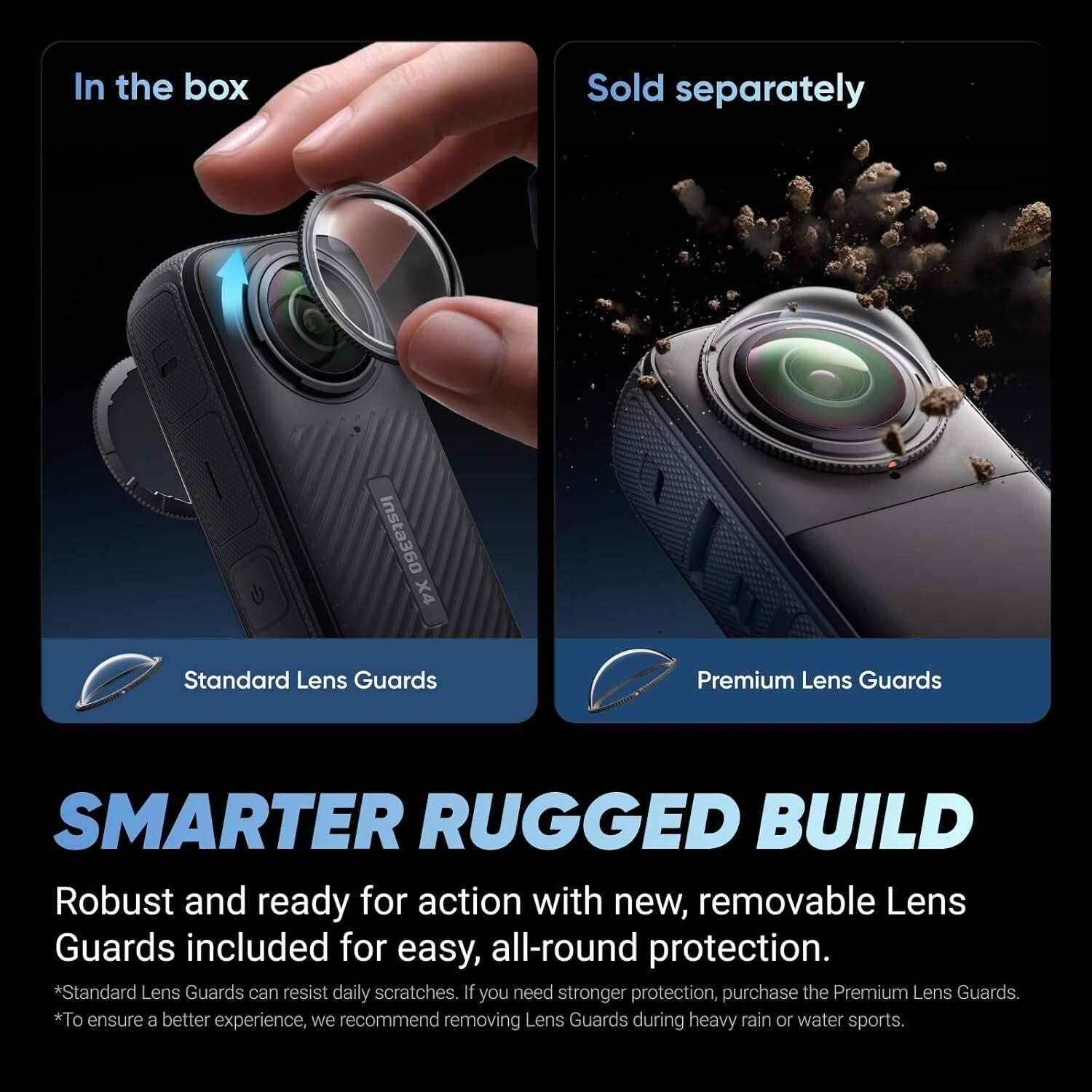 Compact 8K 360 Camera with Gorilla Glass Touchscreen & AI Editing - Rugged Build