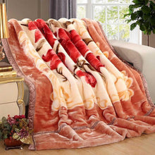 Load image into Gallery viewer, Korean Mink Blanket 59"×79" - Silky Soft Reversible Plush Throw for All Seasons