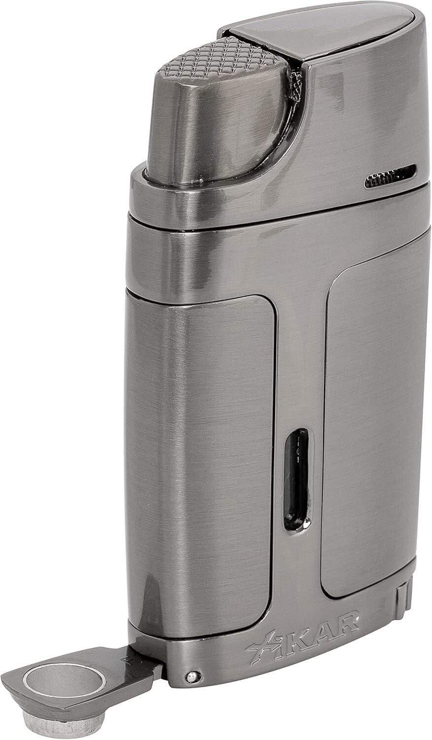 ELX Double Jet Flame Torch Lighter - Built-in Cigar Punch & Adjustment Wheel