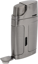 Load image into Gallery viewer, ELX Double Jet Flame Torch Lighter - Built-in Cigar Punch &amp; Adjustment Wheel