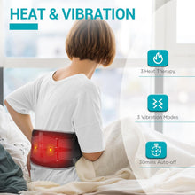 Load image into Gallery viewer, Rechargeable Back Massager with 3 Heat and Vibration Settings - Great for Gifts