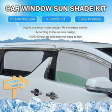 Load image into Gallery viewer, Custom Fit Car Sunshade for 2014-2023 Jeep Cherokee - 7pcs Privacy UV Protection
