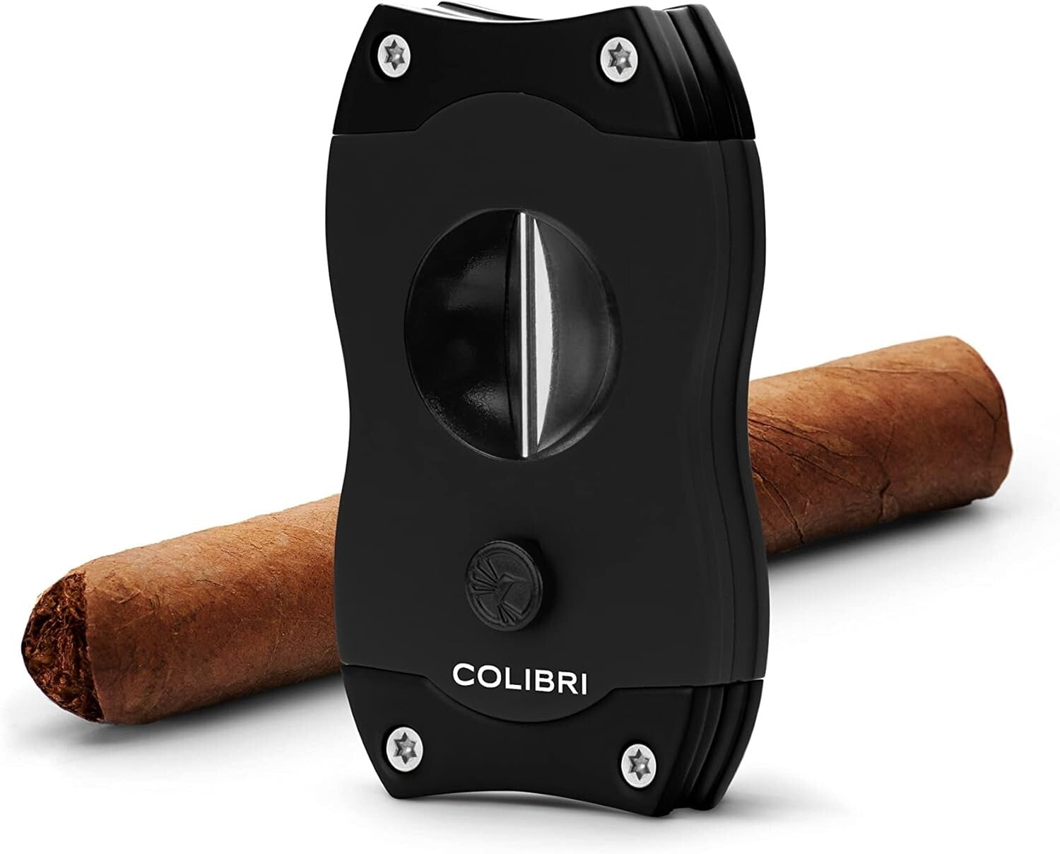 Classic V-Cut Cigar Cutter - Stainless Steel Blade for Smooth Cutting Experience