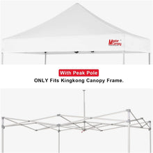 Load image into Gallery viewer, Lightweight Rectangular Canopy Cover 10x20ft - White Polyester Replacement